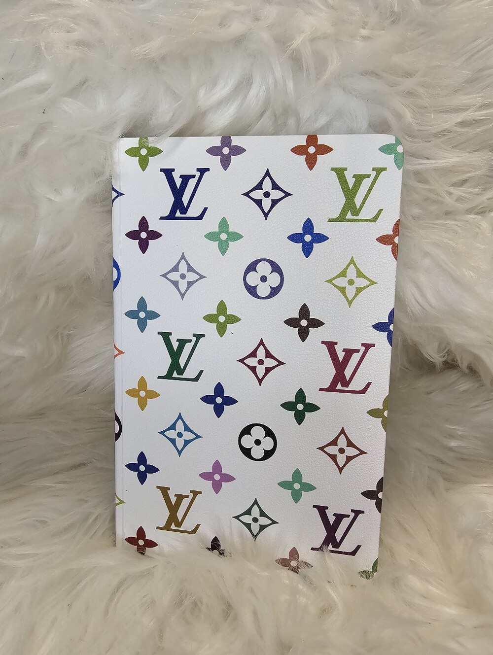 White Multicolor Notebook